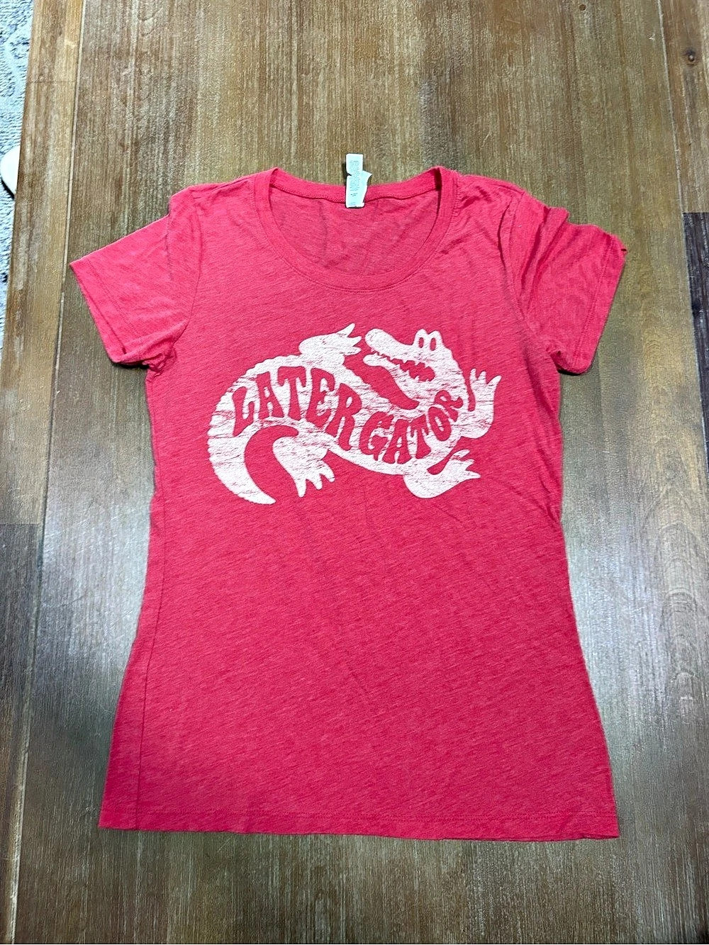 Bella + Canvas Triblend Short Sleeve Tee Graphic Red Large